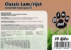 Dinapet persbrok classic lam rijst 15kg